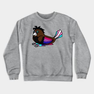 Bisexual Pride Bird Crewneck Sweatshirt